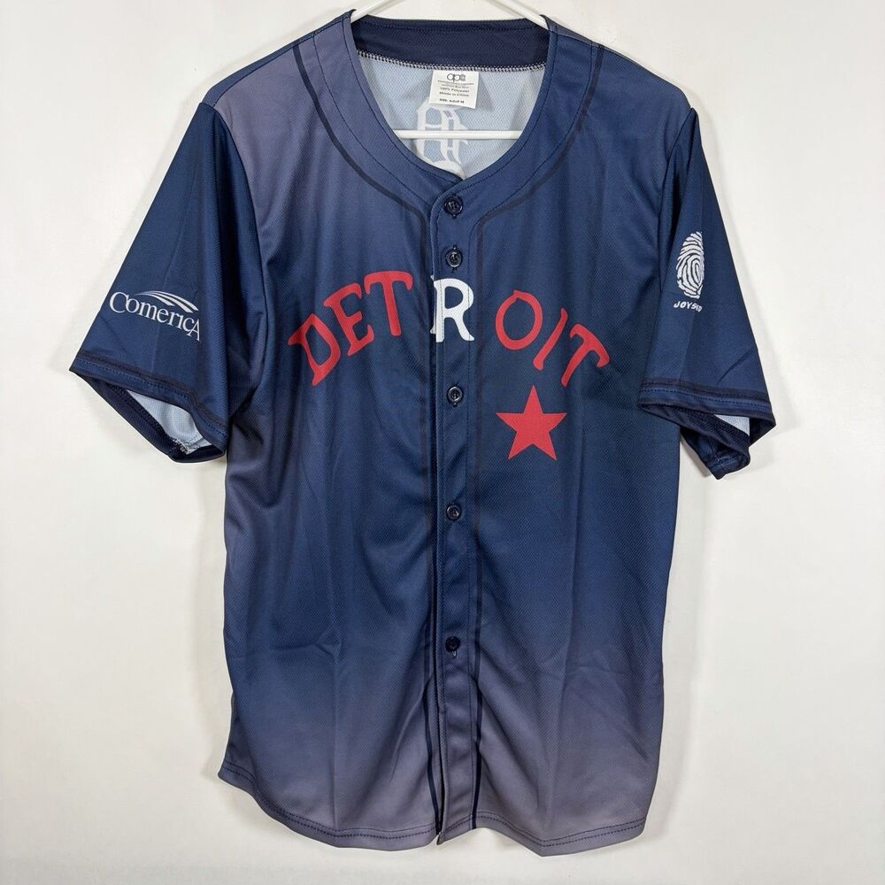 Detroit Stars Negro Leagues 1919 Jersey Size Medium Tigers Stadium Giveaway